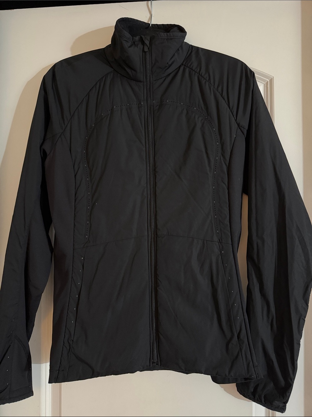 Lululemon Women's Black Lightweight Zip-Front Jacket